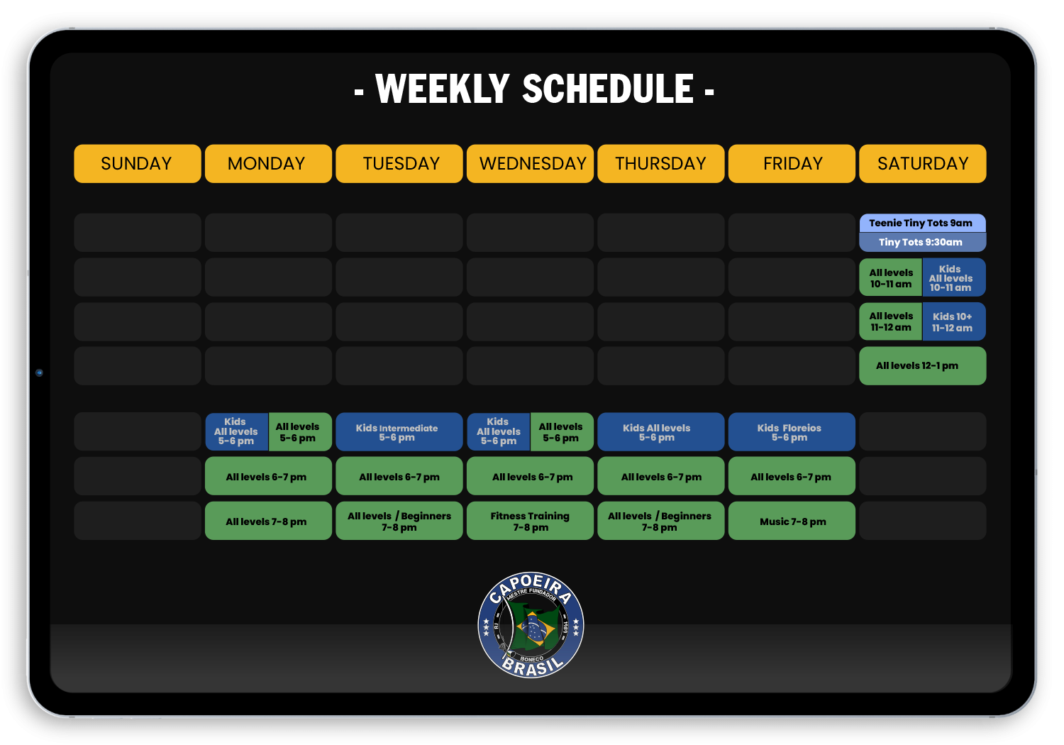 SCHEDULE SCHEDULE